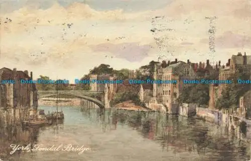 R645119 York. Lendal Bridge. F. Frith. 1917