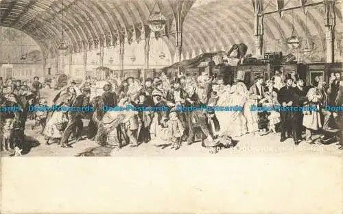 R645128 Paddington. G.W.R. Station. Innenraum. Serie 2. 1905