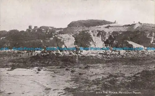 R645139 Heysham Point. Die Felsen. J. Lachs. Sepio Serie