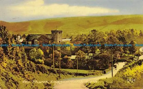 R645150 Llangammarch Wells. Die Kirche. Postkarte. 1970