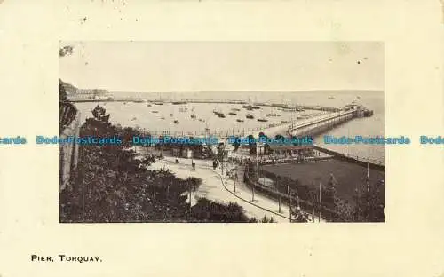 R644531 Torquay. Pier. 1910