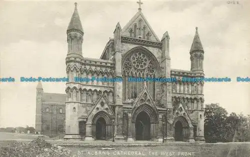 R645315 St. Albans Kathedrale. Die Westfront. Wildt und Kray. Serie 504a