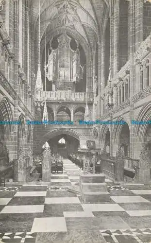 R643963 Kathedrale von Liverpool. Damenkapelle. Zur Orgel gerichtet. R. Gregory. E.N.El