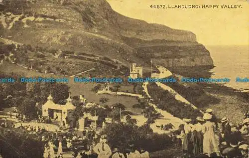 R643366 Llandudno. Happy Valley. Das Photochrom. Sepiatone Serie. 1919