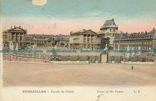 R644639 Versailles. Vorderseite des Palastes. L. Ragon. 1924