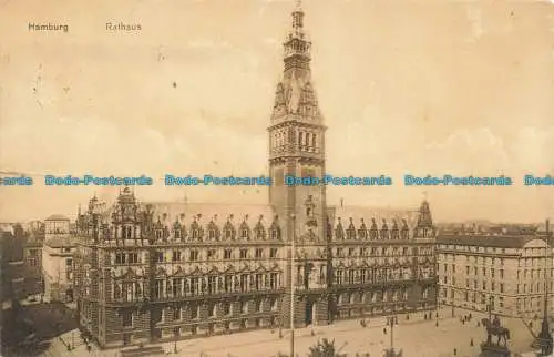 R645331 Hamburg. Rathaus. C. Worzedialeck. 1928