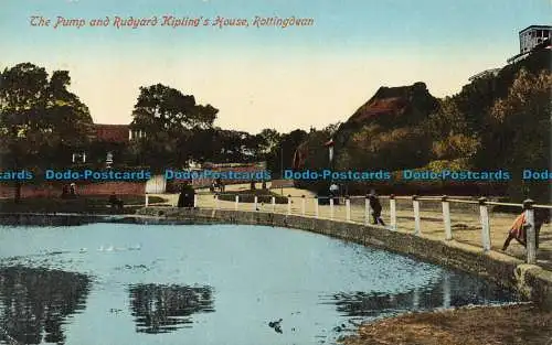 R645947 Rottingdean. Das Pump and Rudyard Kipling House. Brighton Palace Serie.