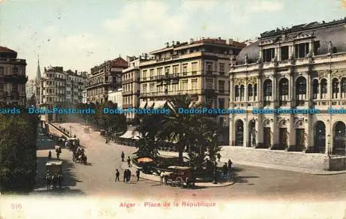 R644005 Algier. Platz der Republik