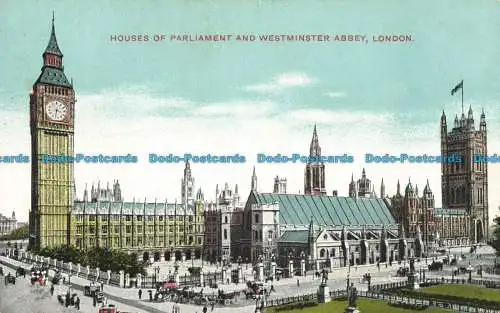 R644014 London. Houses of Parliament und Westminster Abbey. G.D. und D.L. Stern