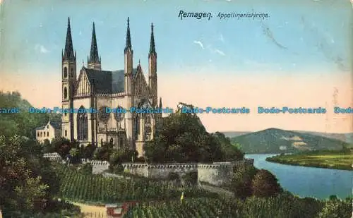 R645384 Remagen. Appollinariskirche. Wilh. Harzheim. 1914