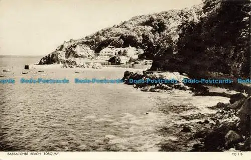 R645980 Torquay. Babbacombe Beach. Jarrold. Cotman Foto