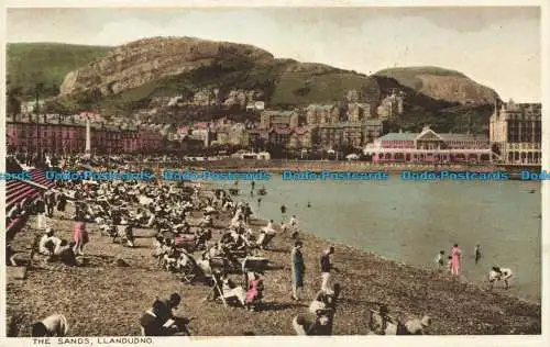 R644029 Llandudno. Der Sand. Postkarte