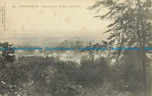 R645385 Alte Mühle. Panorama vom Markusberg. G. Duclos. 1909