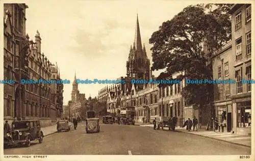 R645392 Oxford. High Street. Photochrom