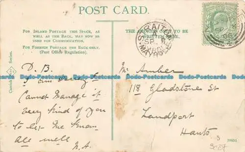 R645405 Ayrshire. Straiton. A.D.M.H. Carrick Serie. 1906