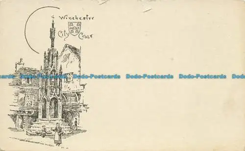 R645408 Winchester. Stadtkreuz. Postkarte