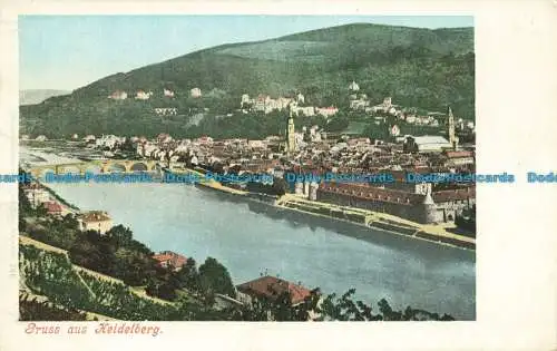 R646025 Gruss aus Heidelberg. Postkarte