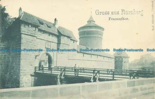 R646027 Gruss aus Nürnberg. Frauenthor. Rud. Albrecht