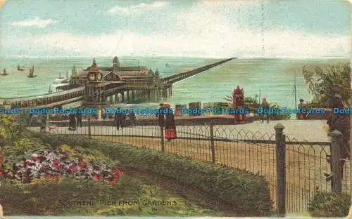 R644747 Southend Pier aus Gärten. S. Hildesheimer. Nein. 601