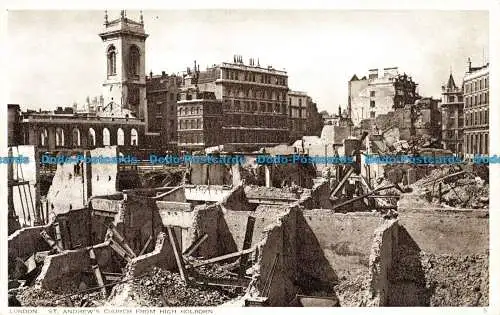 R646042 London. Andreaskirche aus Hochholborn. Photochrom