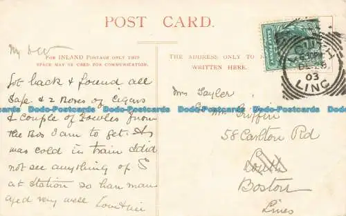 R644777 Louth. Hubbard Hill. 1903