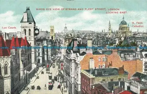 R644791 London. Vogelperspektive auf Strand und Flottenstraße. Blick nach Osten. G.D.a