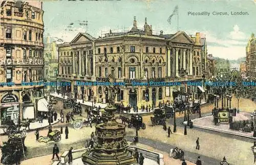 R644795 London. Piccadilly Circus. B. B. Serie. A. 1905