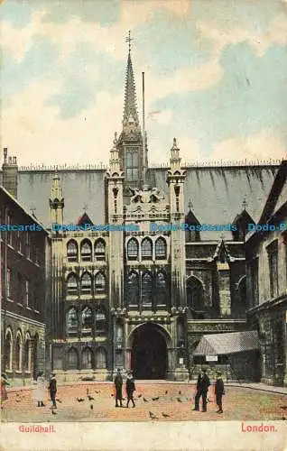 R644158 London. Gildenhalle. Postkarte. 1910