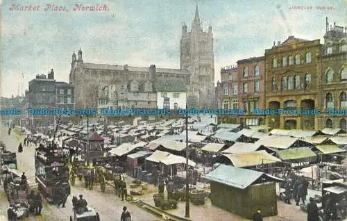 R644835 Norwich. Marktplatz. Jarrold Serie. Nein. 904. 1906