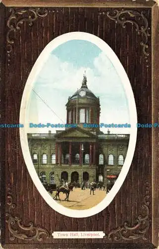 R646740 Liverpool. Rathaus. Postkarte