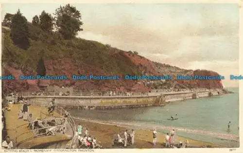 R645523 Paignton. Goodrington. Badestrand und Promenade