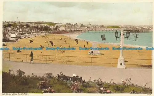 R645525 Paignton. Allgemeine Ansicht. Postkarte