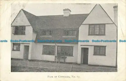 R644851 Paar Cottages. Nein. 67. 1905