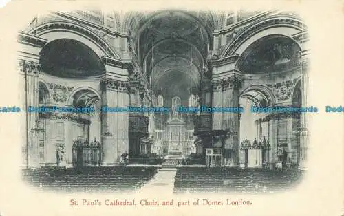 R646158 London. St. Paul Kathedrale. Chor. und Teil der Kuppel