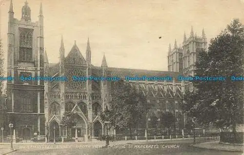 R644875 Westminster Abbey. Nordansicht mit St. Margaret Church. Die London St