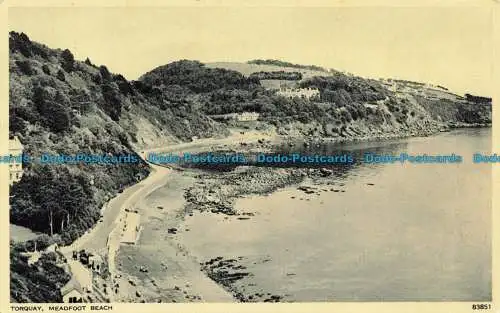 R644223 Torquay. Meadfoot Beach. Photochrom