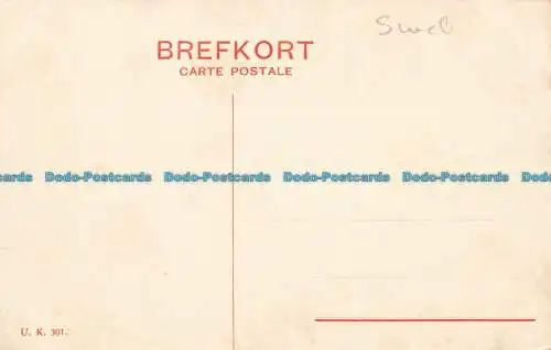 R646180 Uppsala. U.K. 301. Postkarte