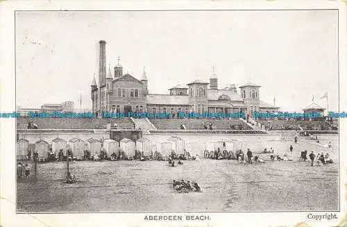 R645582 Aberdeen Beach. Postkarte. 1907