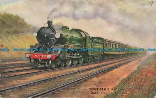 R644902 Southern Railway. Bournemouth Express. Motor Nr. 737. Berühmte Espresses.