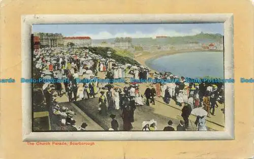 R646196 Scarborough. Die Kirchenparade. H.G. Glen. Glenco Serie. 1911