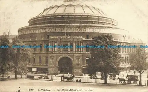 R644924 London. Die Royal Albert Hall. LL. 219. 1947