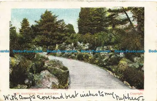 R646219 Kew Gardens. Der Stein. Postkarte. 1904