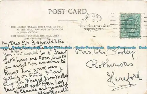 R646219 Kew Gardens. Der Stein. Postkarte. 1904