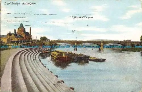 R646856 Nottingham. Trent Bridge. Postkarte. 1906