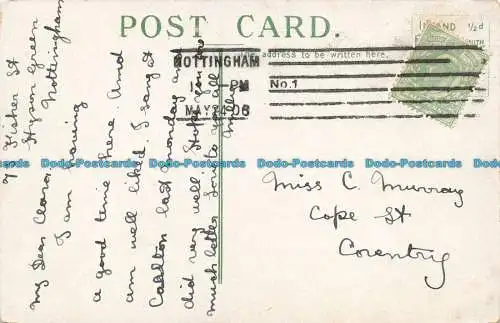 R646856 Nottingham. Trent Bridge. Postkarte. 1906