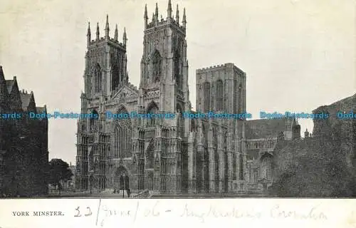 R646858 York Minster. Postkarte