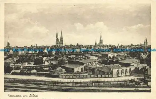 R646859 Panorama von Lübeck. Ludwig Meyer. Nr. 46