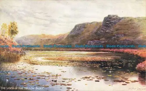 R646867 Der See der gelben Fee. Scottish Lochs. Tuck. Öle. Serie V.P