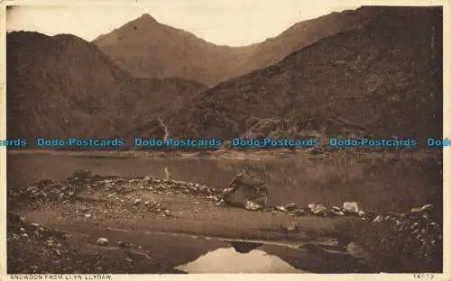 R646268 Snowdon von Llyn Llydaw. Postkarte. 1949