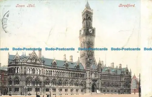 R646271 Bradford. Rathaus. Postkarte. 1905